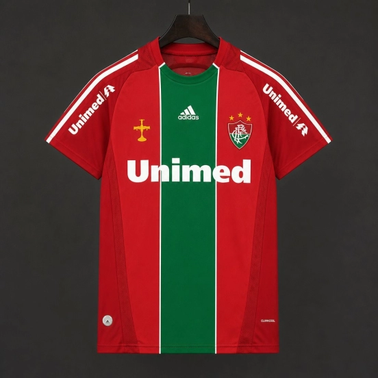 Retro 09/10 Fluminense Third  Red Green Jersey