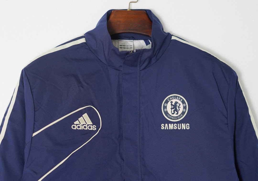 Retro 12/13 Chelsea Blue Full Zipper Windbreaker