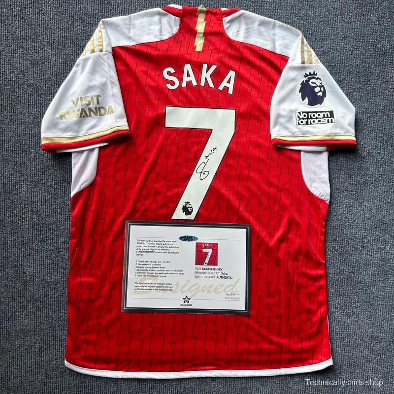 ARSENAL SAKA SIGNED 23/24