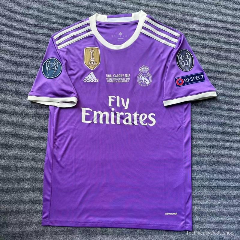 Cristiano Ronaldo Signature Shirt Purple Full Patches 2017