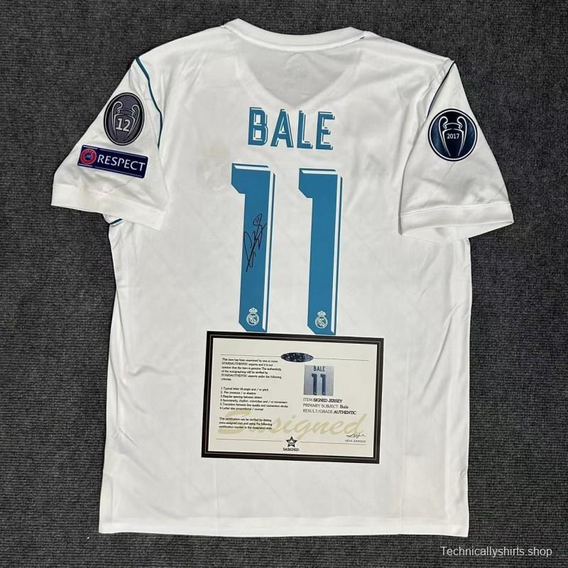 Gareth Bale Signature shirt Real Madrid UCL FINAL