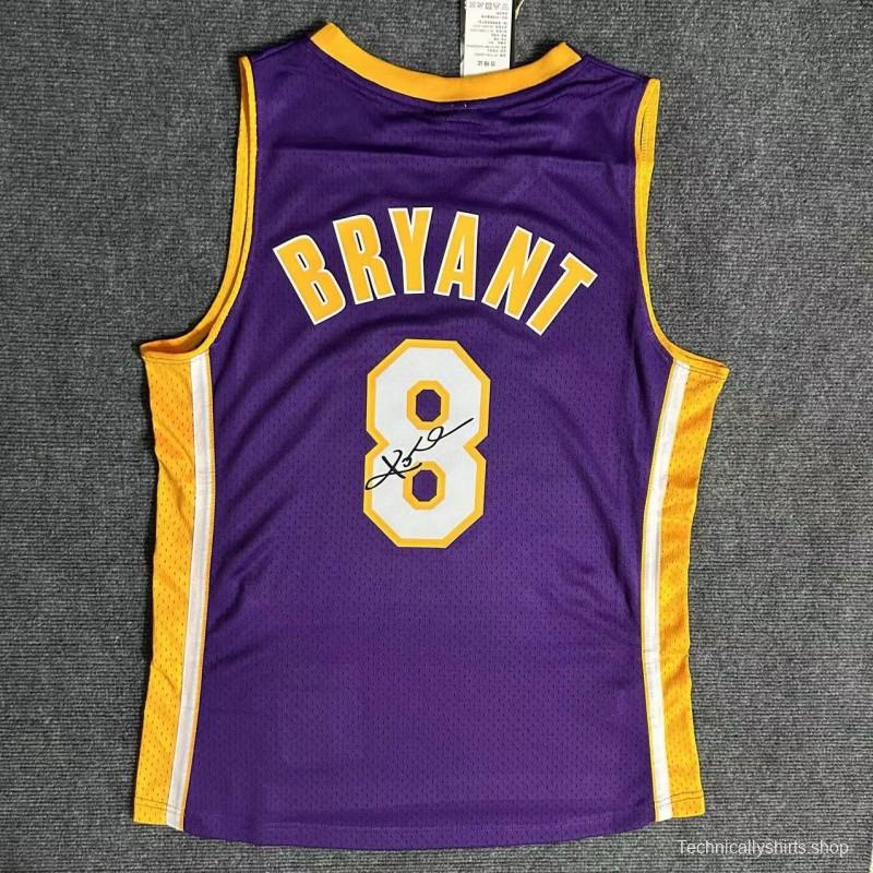 Kobe Bryant Signature Jersey #8