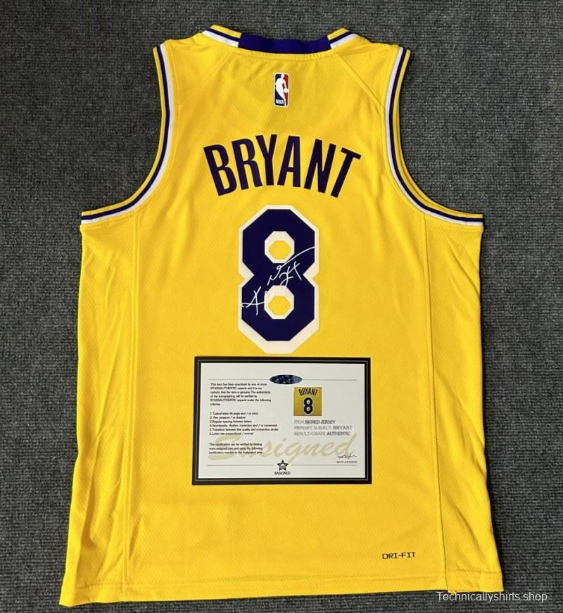 Kobe Lakers #8 Signed