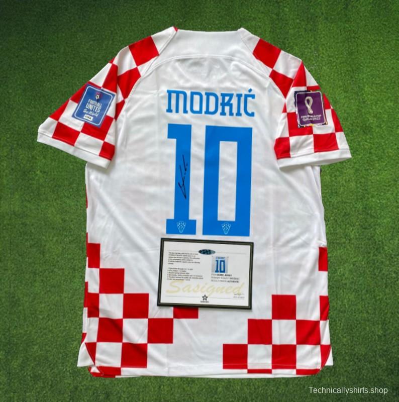 modric 24/25 euro croatia signed