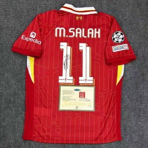 24/25 salah ucl signed shirt